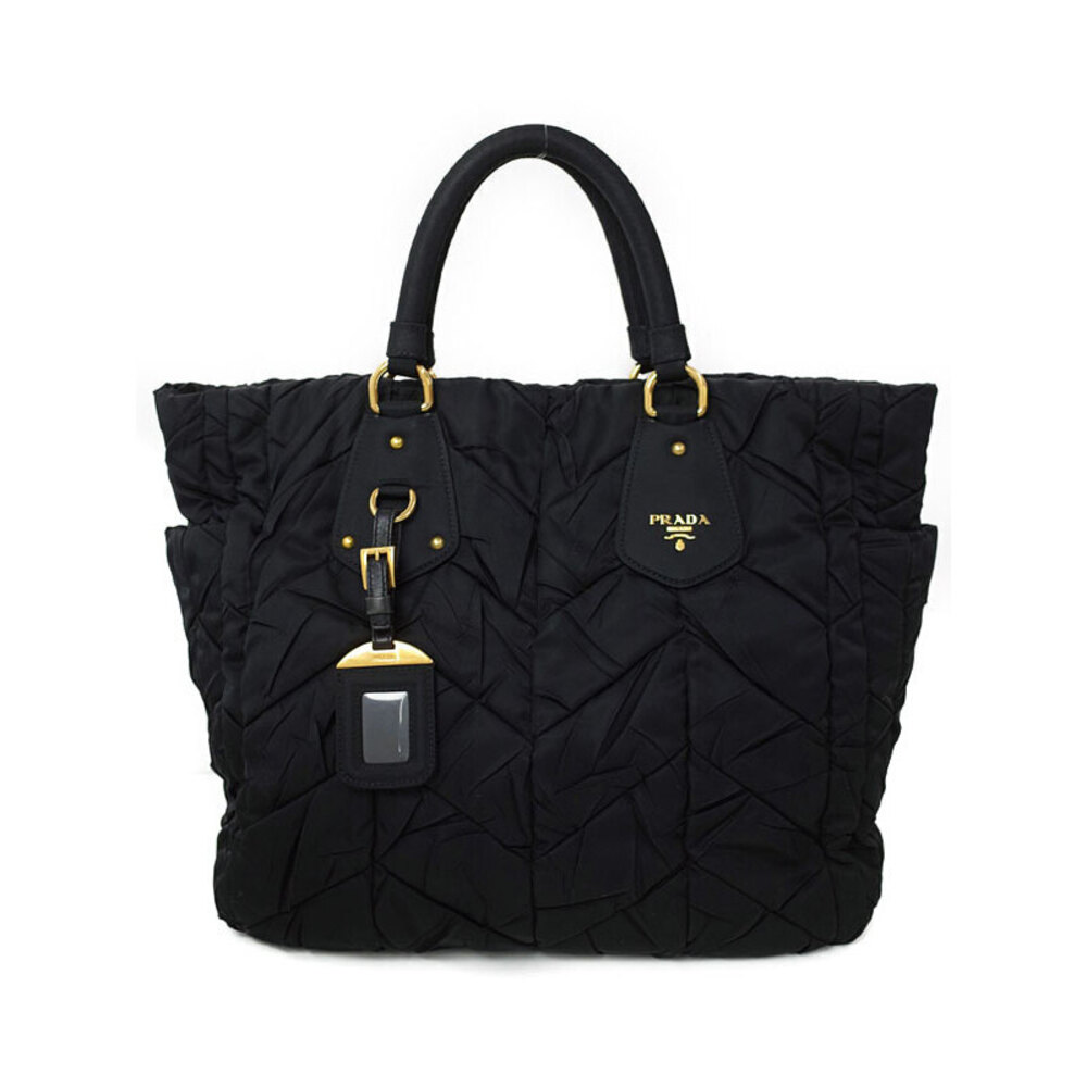 Prada Quilted Shoulder Bag Black